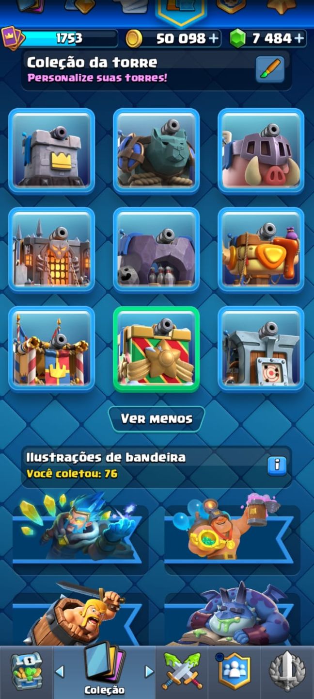 Conta Clash royale 7 anos 1777 coeleção, super desconto de 50%
