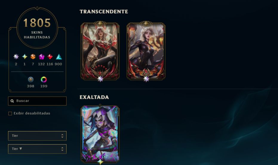 Conta RIOT, LOL + VAVA(1805 skins) 9 FACAS + ITENS DO BETA. VALOR NEGOCIÁVEL