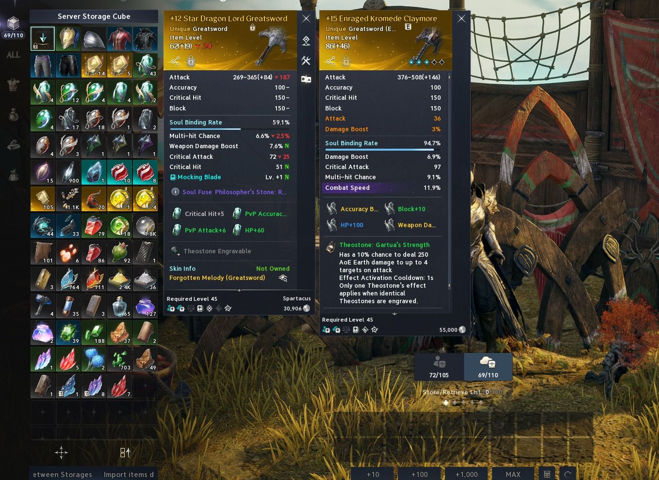 CONTA GLADIADOR 170k + 3 ALTS gs 2100+ (ASMODIAN- ISRAPHEL)