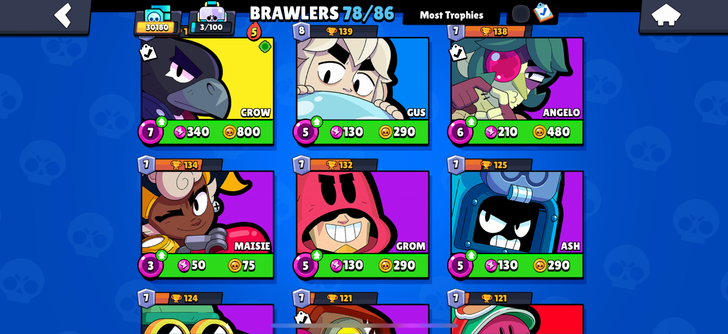 Conta de brawl stars BOA