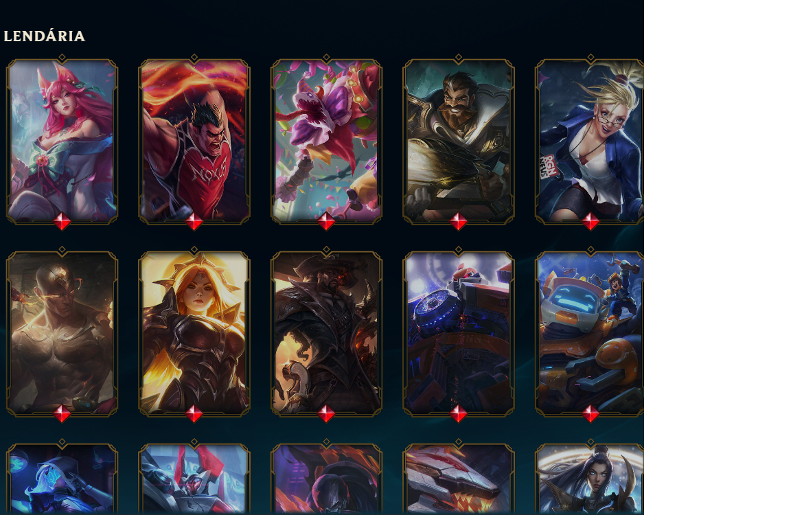 Conta LoL 2013 | ALL CHAMPS | 323 Skins (2 Ultimate) | 136 Cromas + valorant