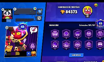 MEGA PROMOÇÃO!! CONTA BRAWL STARS | 84K TROFÉUS | 65 PRESTÍGIOS