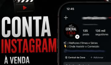 Conta Instagram com 135 mil seguidores