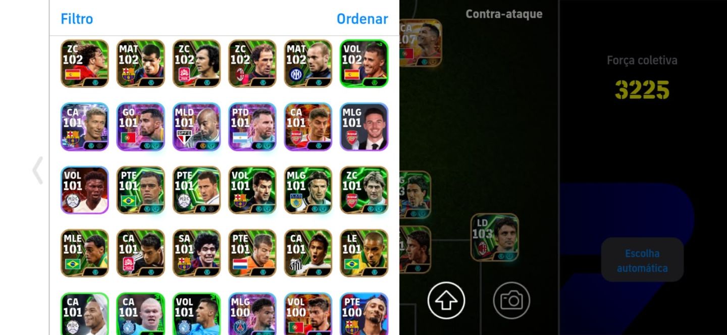 CONTA EFFOTBALL BRABA DO CR7 E MESSI BIG TIME