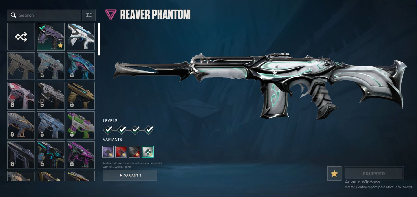 CONTA VALORANT (VANDAL CHAMPION, XENOHUNTER, KARAMBIT, ETC)