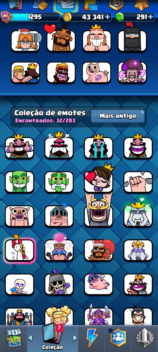 Conta Clash Royale - Preço Revenda arena 20 com herois metas