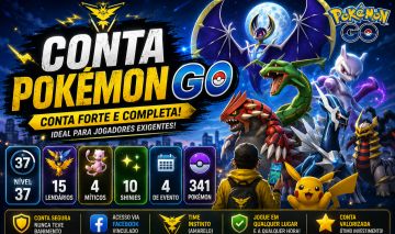 CONTA POKÉMON GO | LV 37 | 15 LENDÁRIOS | 10 SHYNIES