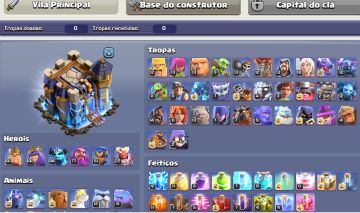 CONTA CLASH OF CLANS CV18 LVL 208