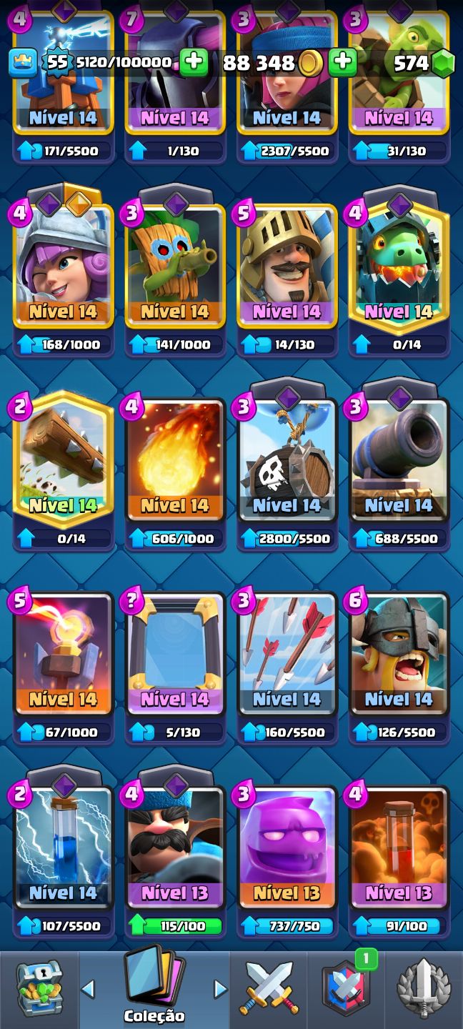Super oferta Vende-se conta Clash royale Full acesso permanente