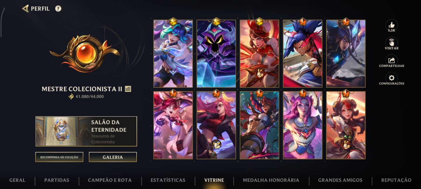 Conta wild rift 211 skin, já foi Challenger