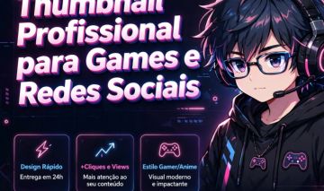 Thumbnail Profissional para YouTube