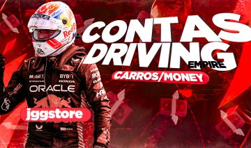 CONTAS DRIVING EMPIRE - 10M MONEY PRA CIMA - CARROS OP ALEATÓRIOS