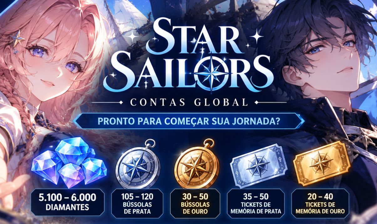 STAR SAILORS | GLOBAL | 5.100-6.000 DIAMANTES | CONTAS FEM/MASC