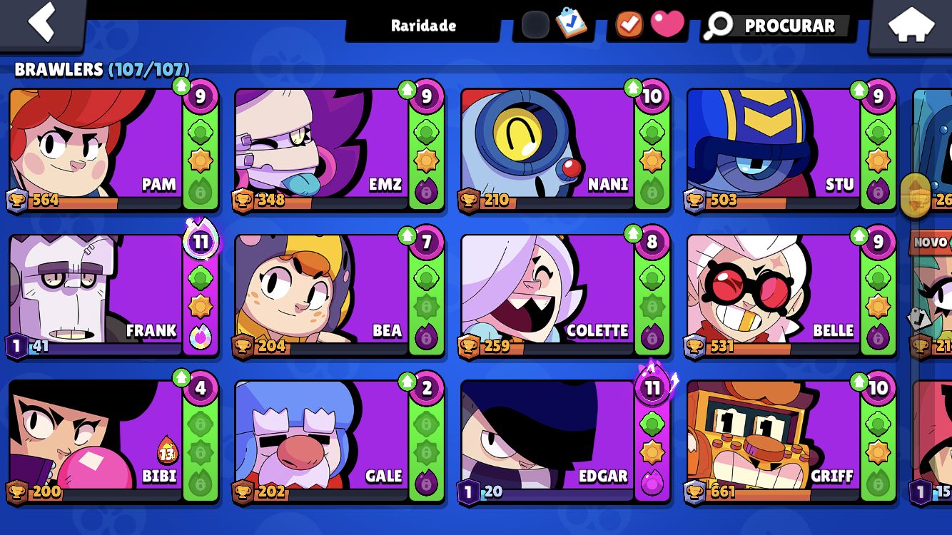 Conta de Brawl Stars barata e compensada