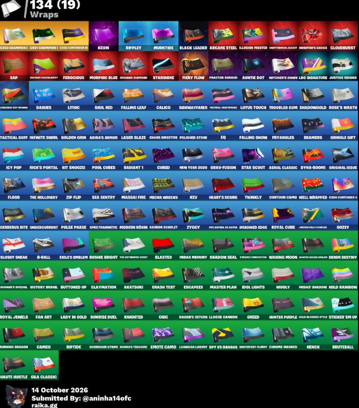 CONTA FORTNITE FULL TRYHARD +100 SKINS