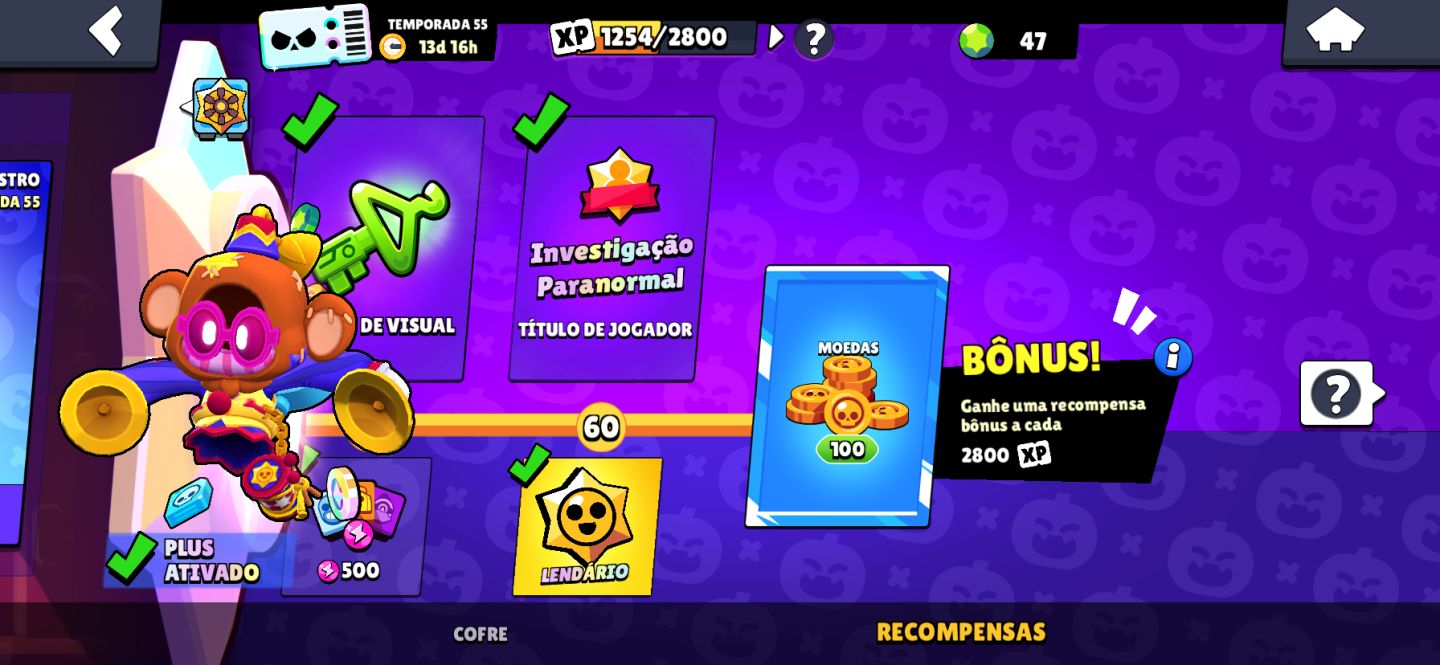 Conta de Brawl Stars antiga