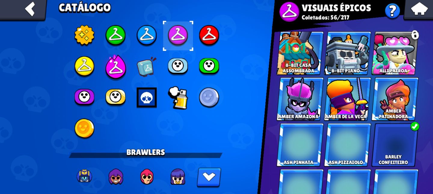 CONTA DE BRAWL STARS RARA FULL ACESSO + CONTA DE CLASH UPADA 10K TROFEÚS