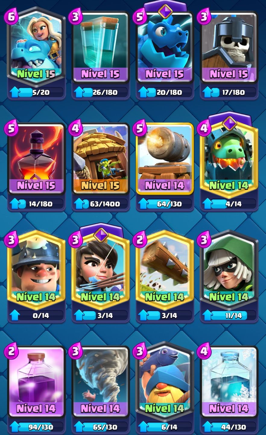 [CONTA CLASH ROYALE 8 ANOS NÍVEL VETERANA]