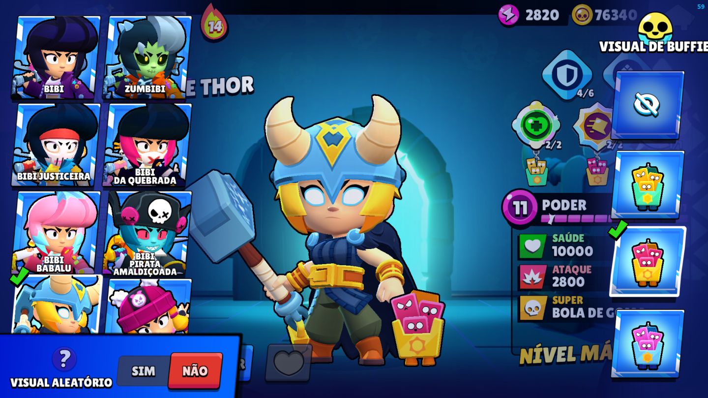 Conta Brawl Stars Full Lvl 11