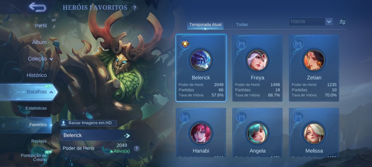 Conta mobile legends smuff pra iniciantes