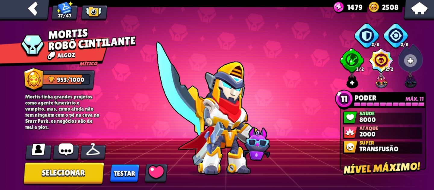Conta de BRAWL STARS| SKINS DE HIPERCARGA|BRAWLERS LVL MAX| MAIS DE 45K