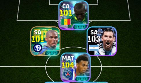 Conta Efootball Iniciante | Com Doué 107 + Messi 105 + Yamal + Eto
