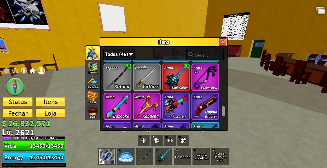 CONTA ATIVA DESDE 2022 COM VOLLEIBOY LEGENDS, BLOX FRUITS ETC...