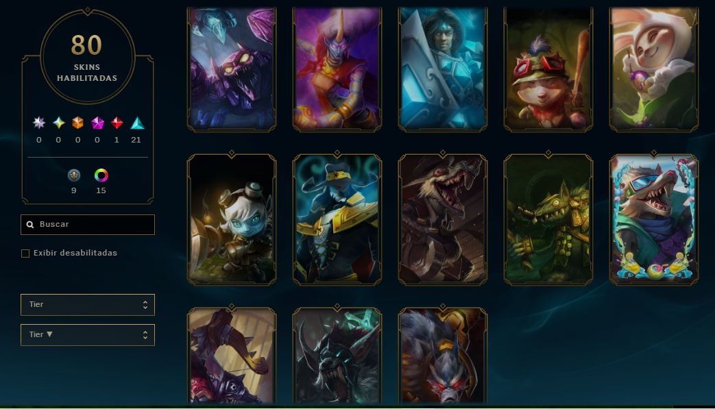 CONTA LOL - LV 95 - 80 SKINS - ESMERALDA 4