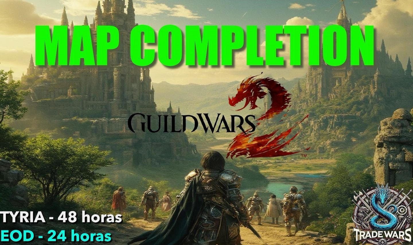 GUILD WARS 2 - TODOS OS MAPAS COMPLETOS !!!
