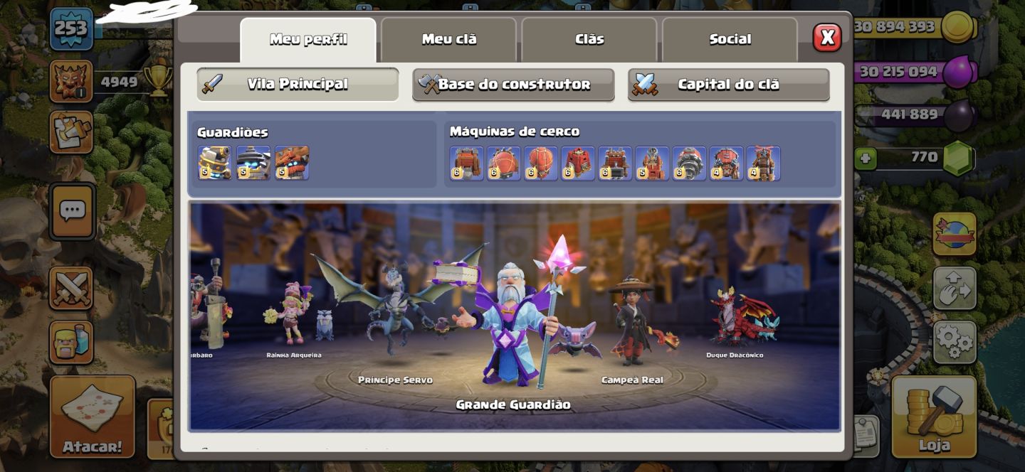 (PROMOÇÃO) CV18 FULL DEFESAS, SUPERCARGAS, EQUIPAMENTOS, BASE CONSTRUTOR