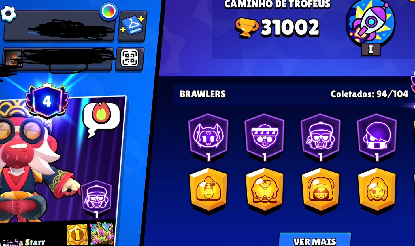 Conta supercell com Brawl Stars +2 Jogos ( Vejam as imagem e a descrição)