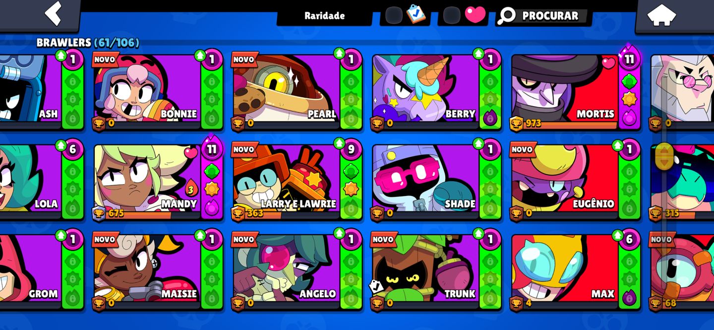 Conta de Brawl stars 11k de troféus