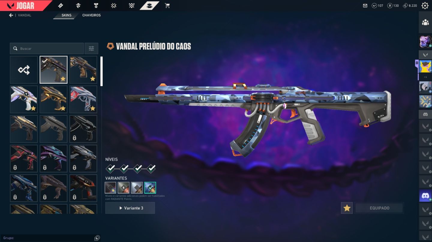 VALORANT | BUNDLE CHAMPIONS 2024 COMPLETO | 5 VANDALS + 3 FACAS