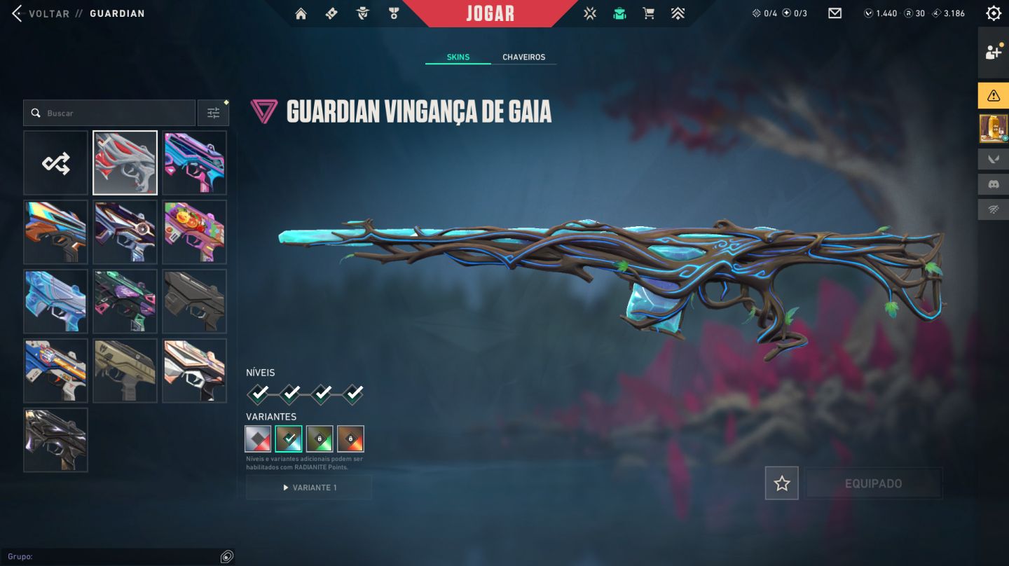 Conta Valorant com mais de 70 skins COMPRADAS