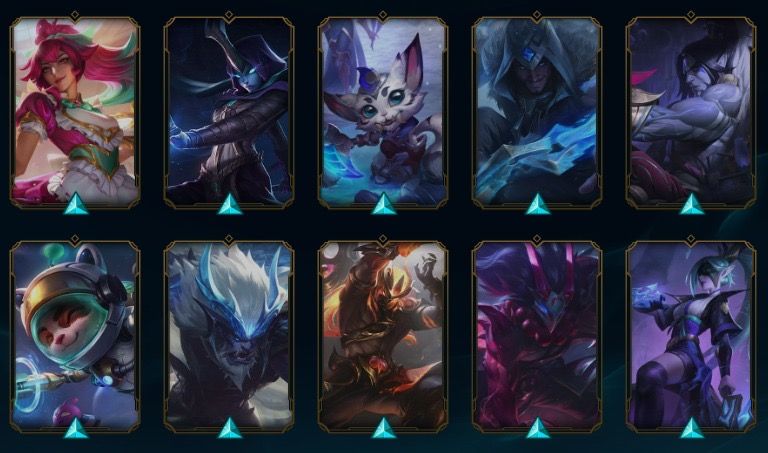 CONTA DE LEAGUE OF LEGENDS COM VIEGO REINADO ESPECTRAL + 207 skins