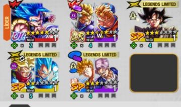 Dragon ball legends Ultra Gogeta SSj Blue, LR Trunks/Gohan+ 50K Cristal(Android)