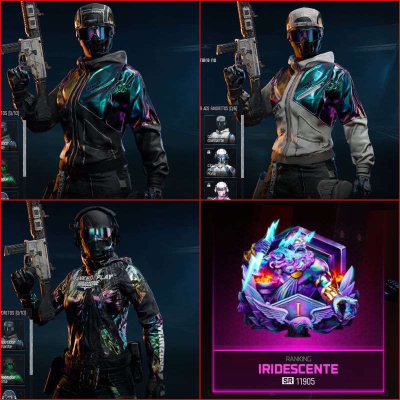 CONTA BLACK NOIR IRIDESCENT MP 3 NUKE, CALL OF DUTY WARZONE BLACK OPS 7
