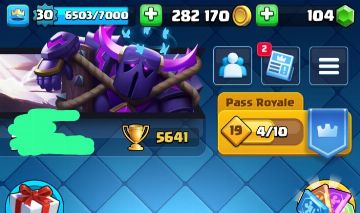 Conta Clash Royale Arena 16
