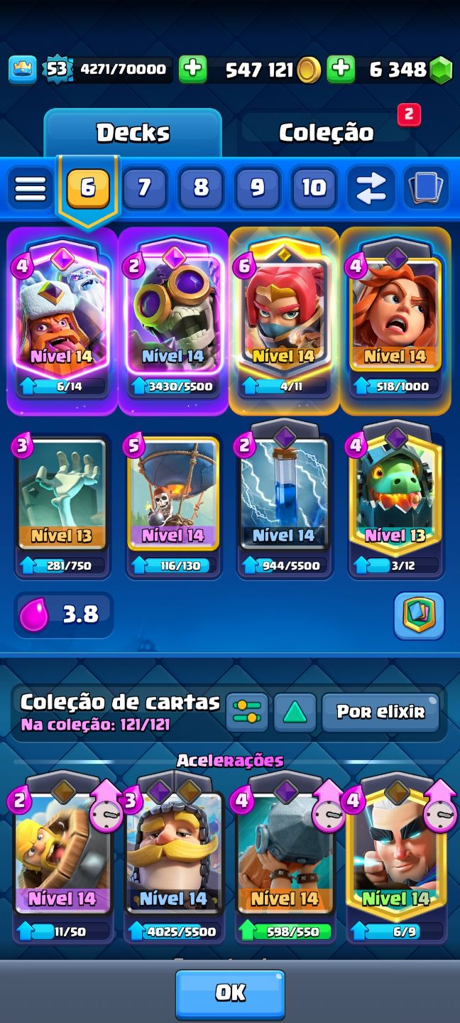 CONTA RARA CLASH ROYALE + CONTA BRAWL STARS MEDIANA