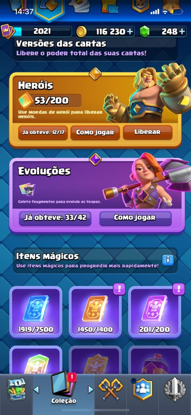 Conta clash royale 2017, full gemada, full acesso