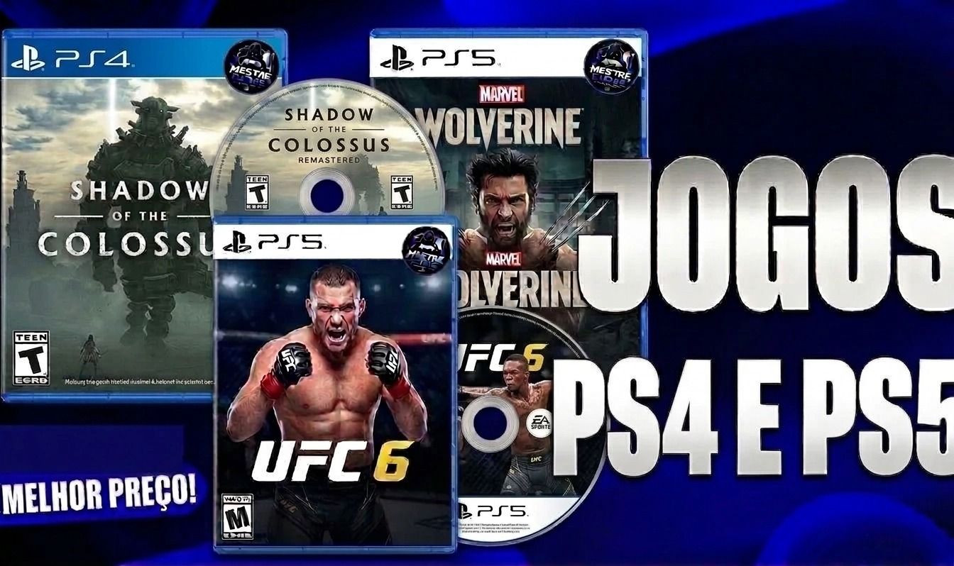 Jogos Ps4/ps5 - Entrega em 2 Minutos 24H-