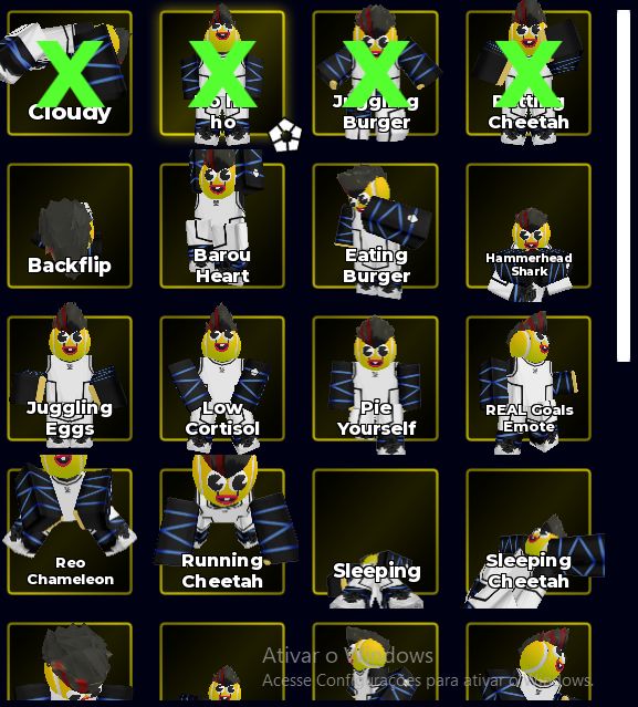 CONTA ROBLOX BLUE LOCK RIVALS, JJS ETC