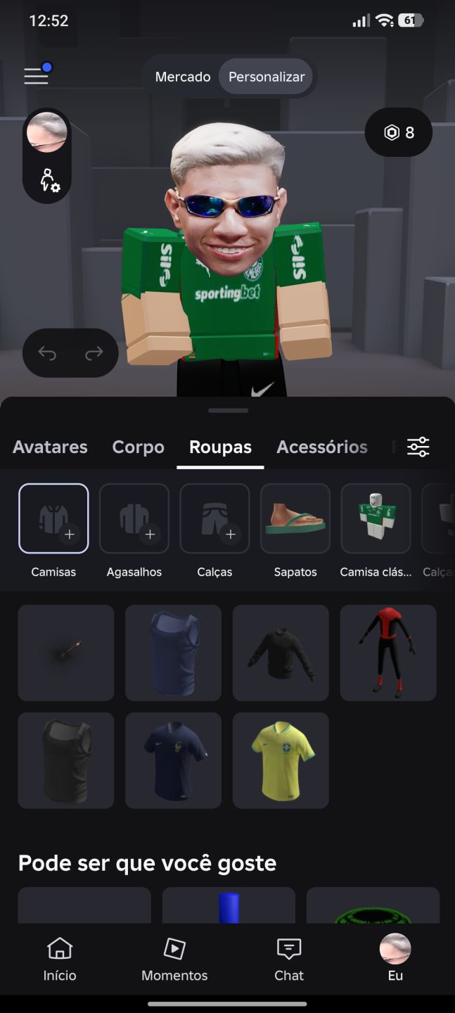 CONTA ROBLOX COM 4.000 ROBUX GASTOS + MUITAS ROUPAS