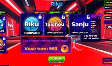 |CONTA| 950 LUCK SPINS + RIKU + TAICHOU + SANJU | VOLLEYBALL LEGENDS