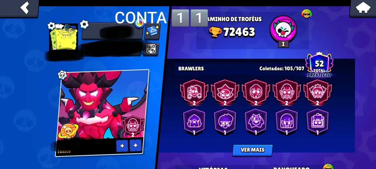 Contas Brawl Stars - Antigas - Skins Exclusivas - Melhores Contas - Melhor Preço