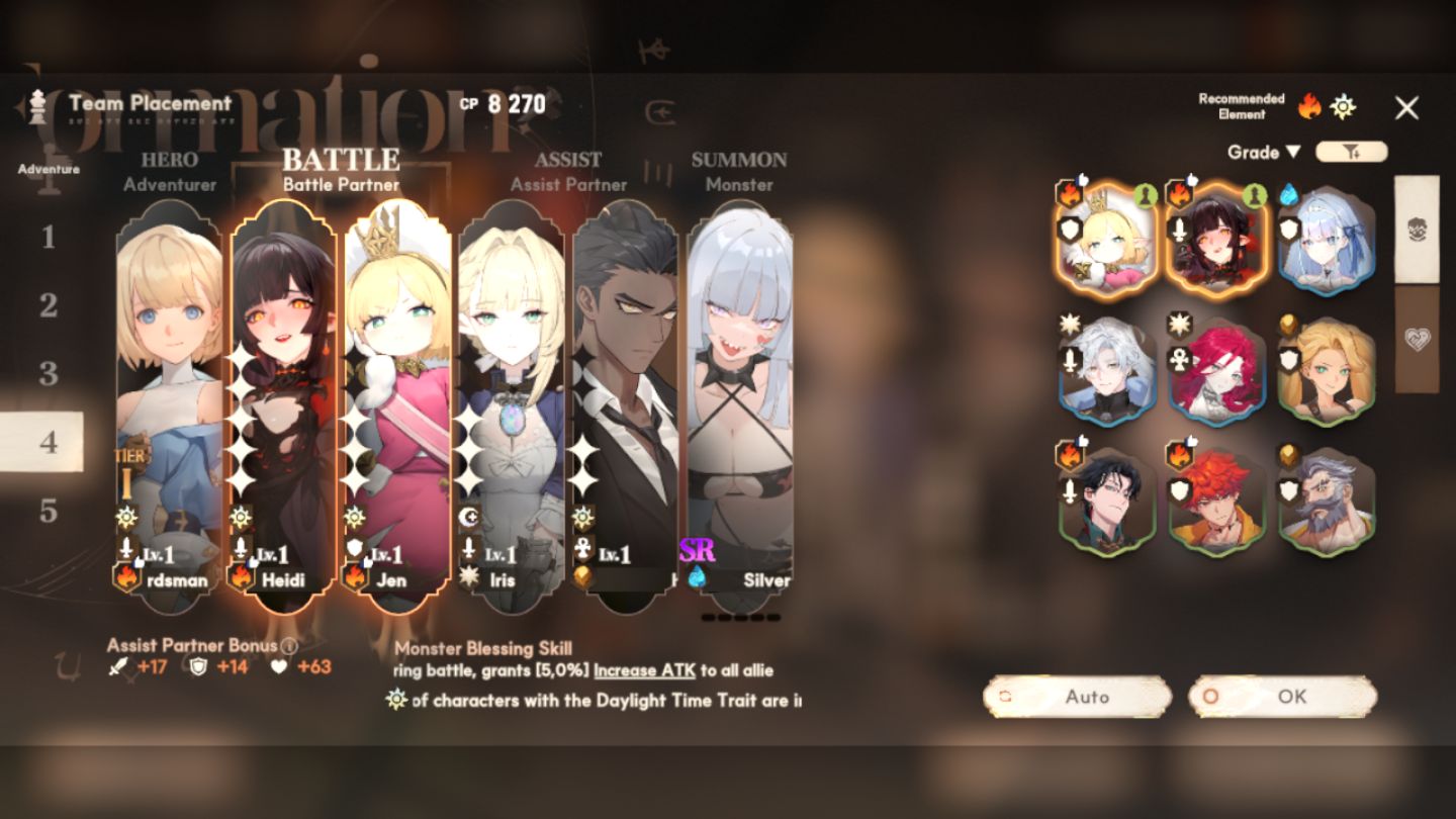 Star Sailors | Heidi 5/5 + SSR | 5 Tier S | Farm Intacto | Reroll | ENTREGA AUTO