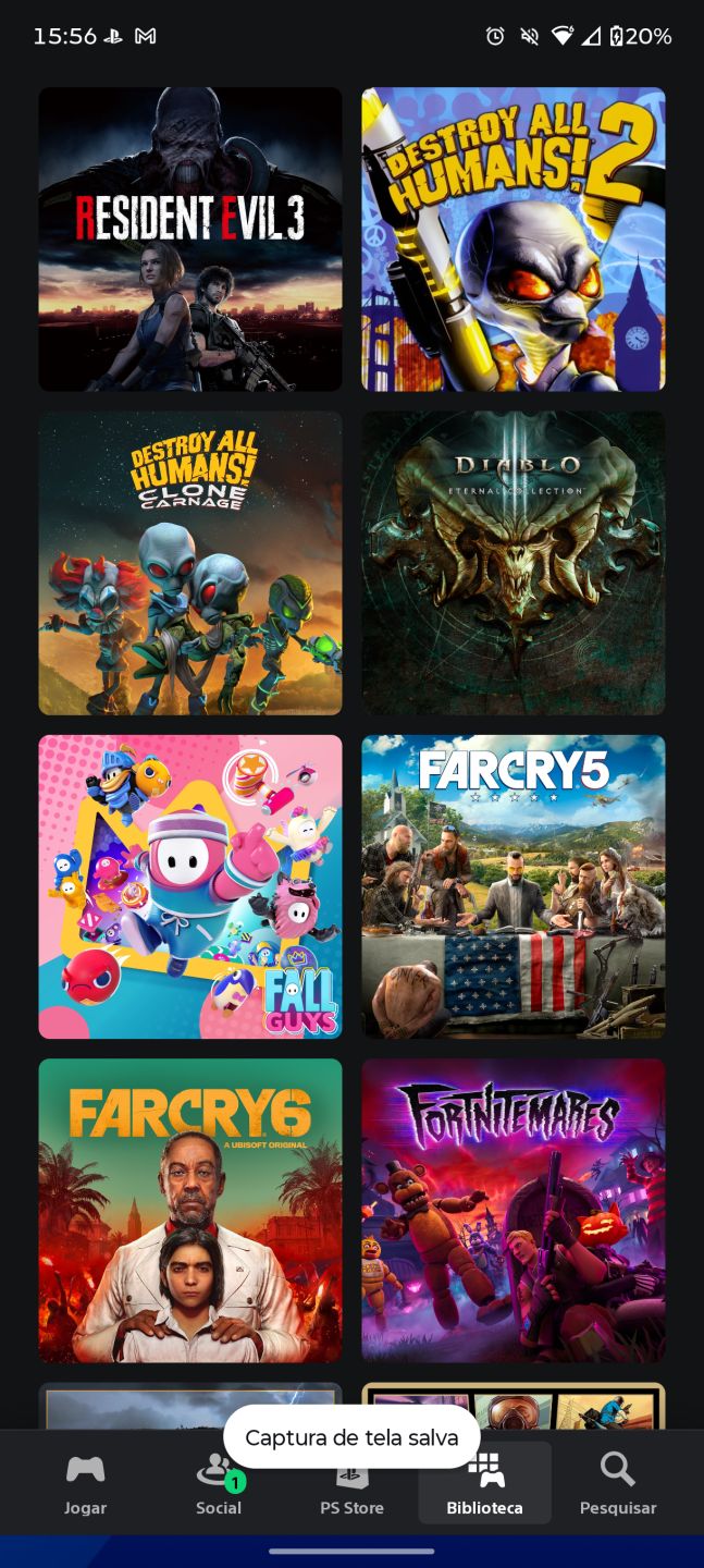 Conta Playstation com jogos