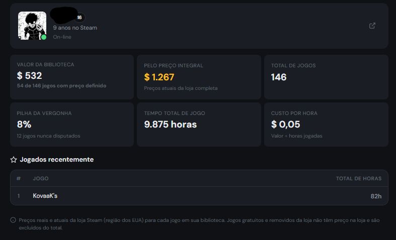 Steam Lvl 16 |75 Jogos| Dbd+ Hogwarts + Ark + Gta V + Dayz + Rust + Cs2 Prime