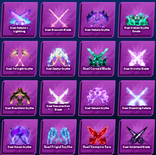(PROMOÇÃO!) BLADE BALL | LIMITED | ESPADAS | FOICES | DUALS | TOKENS | ROBLOX