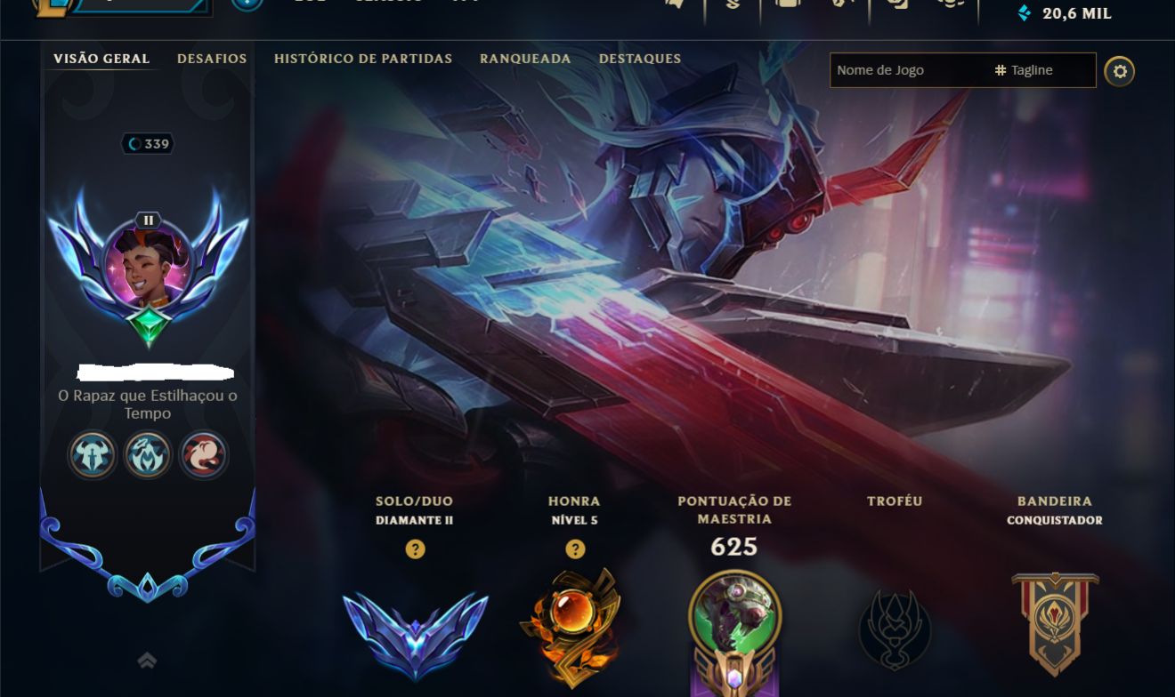 CONTA LOL MESTRE 300PDL+ / 193 SKINS / LV 339 / FULL ACESSO AOS DADOS /